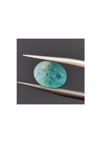2.89 Ct 10x7.9 mm Oval Natural Green Emerald, Zambia