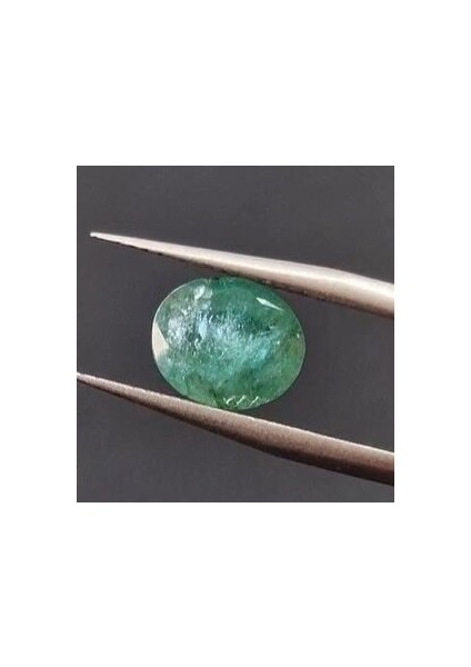 2.18 Ct 9x7.7 mm Oval Natural Emerald Zambia