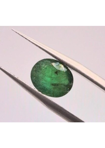 1.86 Ct 8.6x7.2 mm Oval Natural Green Emerald, Zambia