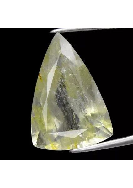 9.51 Ct 18.7x12.7 mm Trillion Natural Unheated Green Tourmaline, Gemstone