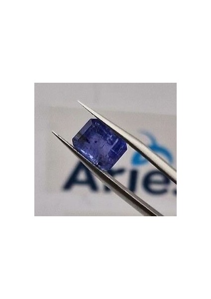 3.64 Ct 9.6x7.4 mm Octagon Natural Violet Blue Tanzanite