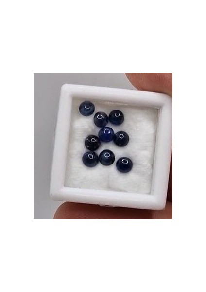 5.42 Ct 4.5 mm 9pcs Lot Round Natural Sapphire