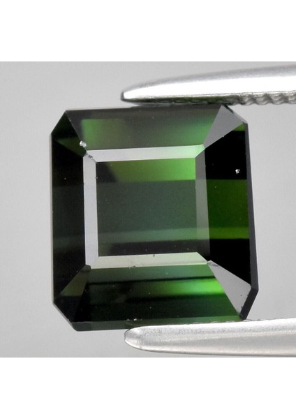 2.36 Ct 7x6.5 mm Vs Octagon Natural Unheated Green Tourmaline, Gemstone