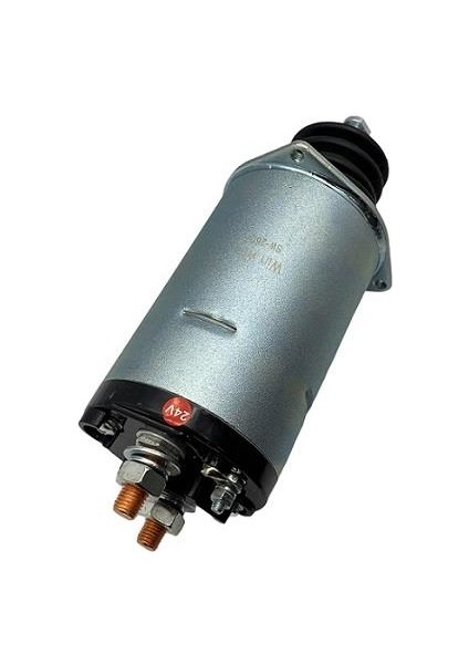 24V MARŞ OTOMATİĞİ NIKKO TİPİ 7.5 KW/11 KW (3 KULAK) (KALIN GÖVDE) (İÇTEN SAPLAMA) KOMATSU modelleri