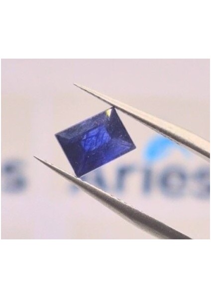 2.18 Ct 7.8x6.9 mm Octagon Natural Blue Sapphire ( Glass Filling)
