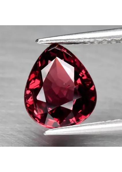 2.08 Ct 8.3x6.8 mm Vs Pear Natural Purplish Pink Rhodolite Garnet, Gemstone