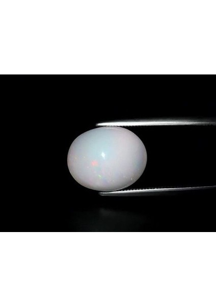 4.13 Ct 13x10.5 mm Oval Cabochon Natural Play-Of-Color Crystal Opal, Ethiopia