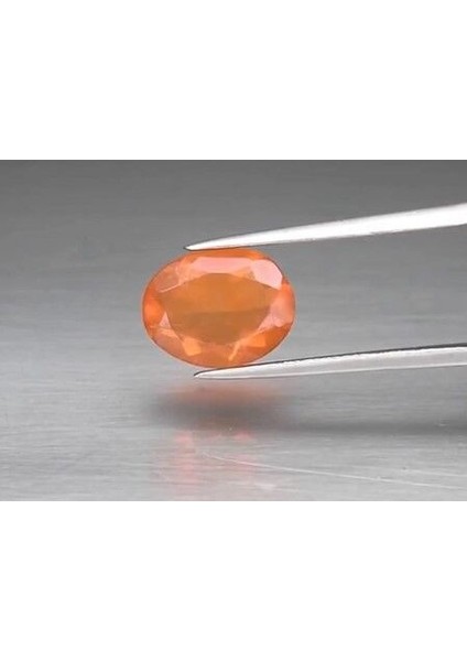 1.53 Ct 10x7.7 mm Oval Natural Orange Fire Opal, Mexico