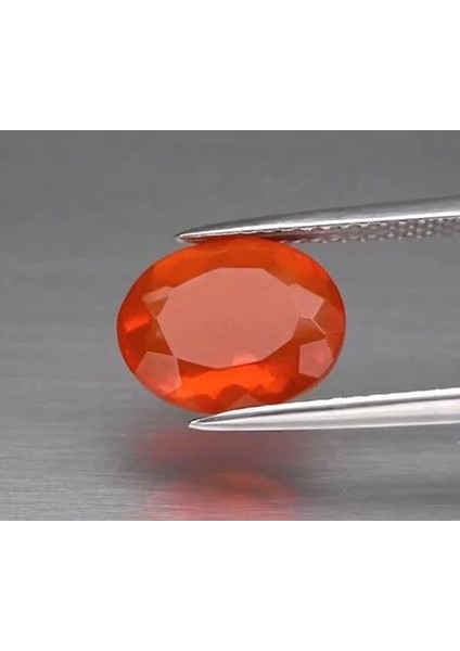 1.43 Ct 10x8 mm Vs Oval Natural Orange Fire Opal, Mexico