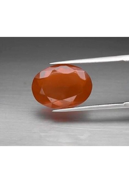 4.22 Ct 15.8x11.5 mm Oval Natural Orange Fire Opal, Mexico