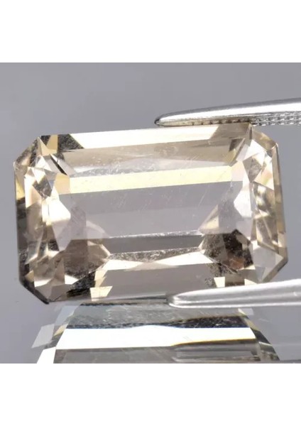 7.38 Ct 14.2x9.7 mm Octagon Natural Smoky Quartz Gemstone, Africa