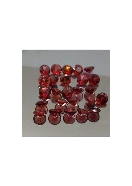 8.47 Ct 25PCS Lot Round 4 Mm. Natural Red Mozambique Garnet Africa