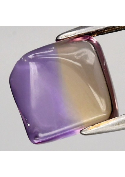 5.41 Ct Free Form Cab Natural Untreated Yellow & Purple Ametrine Gemstone, Africa