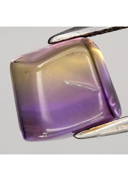 4.53 Ct Free Form Cab Natural Untreated Yellow & Purple Ametrine Gemstone, Africa