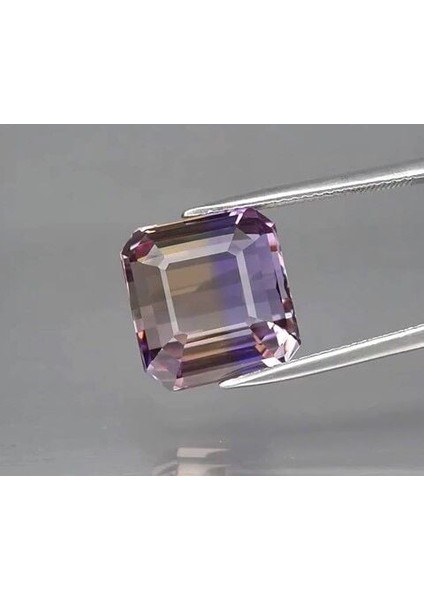 13.99 Ct 13.5x12.8 mm Vvs Octagon Natural Untreated Yellow & Purple Ametrine
