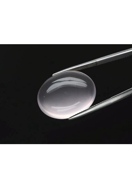 35.33 Ct 24x18.6 mm Oval Cabochon Natural Untreated Pink Rose Quartz, Brazil