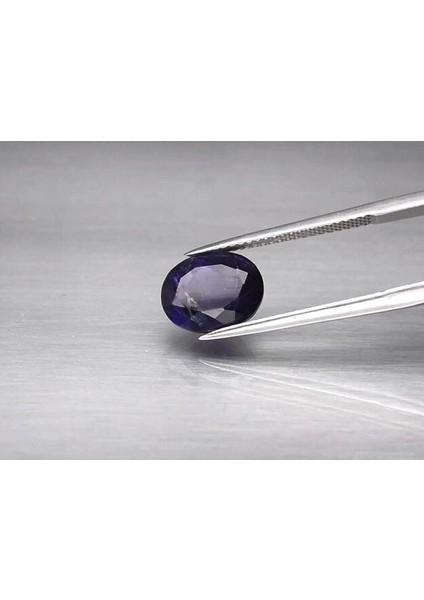 2.96 Ct 10.3x8 mm Oval Natural Bluish Violet Iolite, Namibia
