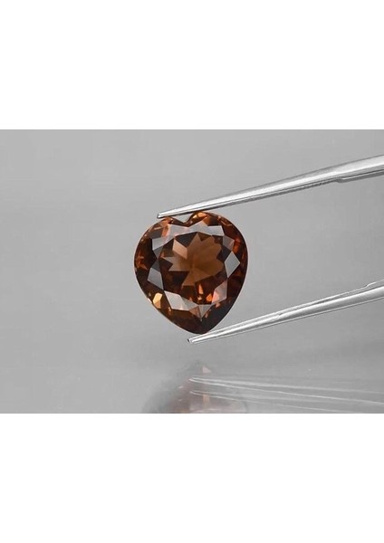 8.73 Ct 12.5x11.8 mm Vs Heart Natural Champagne Topaz, Brazil