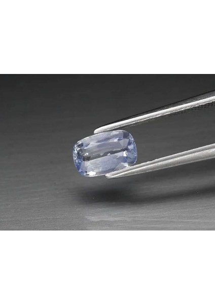 1.05 Ct 7.7x5 mm Cushion Blue Sapphire Ceylon, Heated