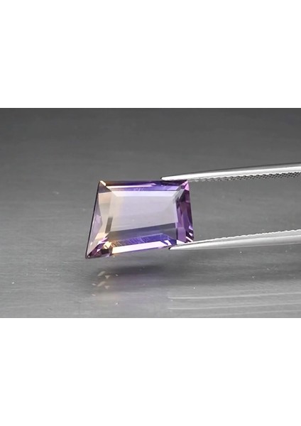 5.69 Ct 13.7x9.5 mm Vs Fancy Natural Untreated Yellow & Purple Ametrine, Africa