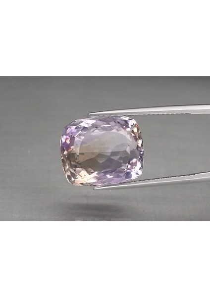 11.77 Ct 15x12.5 mm Vvs Cushion Natural Untreated Yellow & Purple Ametrine Brazil