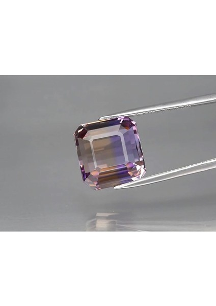13.99 Ct 13.5x12.8 mm Vvs Octagon Natural Untreated Yellow & Purple Ametrine