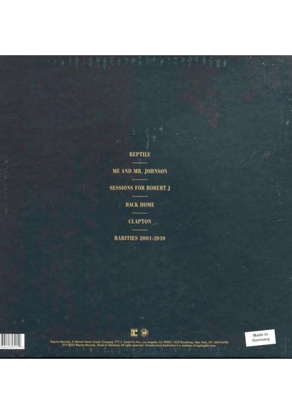 Eric Clapton / The Complete Reprise Studio Albums Vol. 2 (10 Lp Set) (Plak)