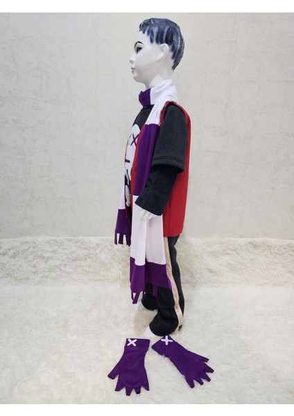 Gizemli Dövüşçü Anime Cosplay Kostümü fiyatları