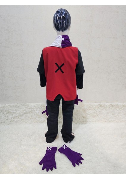 Gizemli Dövüşçü Anime Cosplay Kostümü modelleri