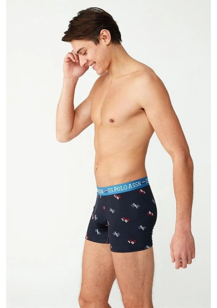 80484 Erkek Lacivert Modal Tekli Boxer fiyatları