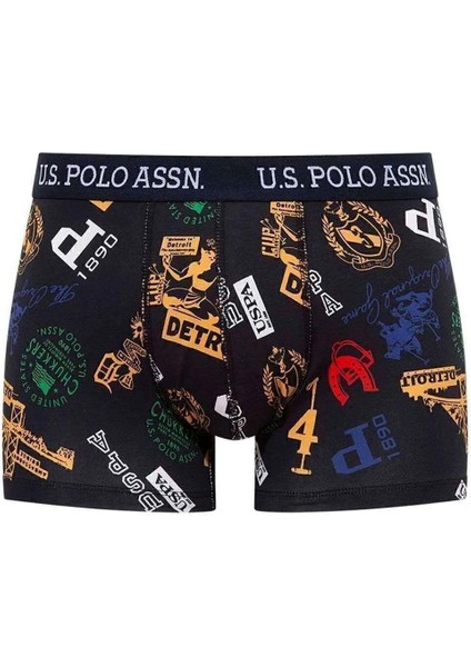 80476 Erkek Lacivert-Desenli Pamuklu 2 Li Boxer fiyatları