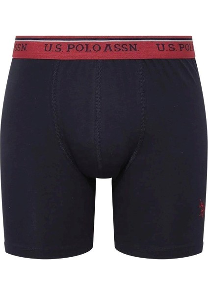 80482 Erkek Lacivert Modal Tekli Boxer