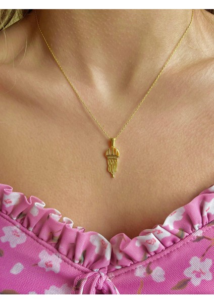 Shop 925 Ayar Gümüş Deniz Anası Kolye