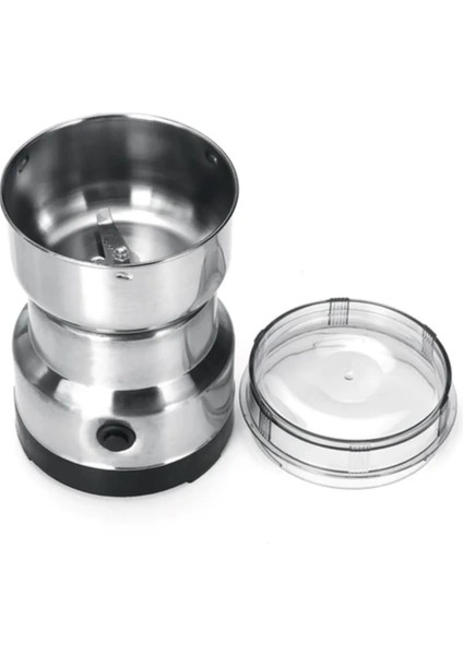 Mini Baharat Kahve Öğütücü Elektrikli Parçalama Makinesi Taşınabilir Kuru Tahıl Değirmeni Öğütücü