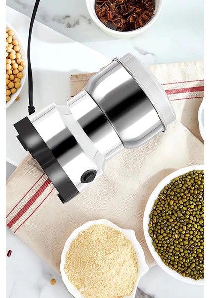 Mini Baharat Kahve Öğütücü Elektrikli Parçalama Makinesi Taşınabilir Kuru Tahıl Değirmeni Öğütücü fırsatları