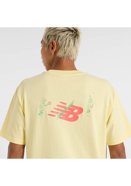 New Balance MT51903 Sarı Erkek Tişört