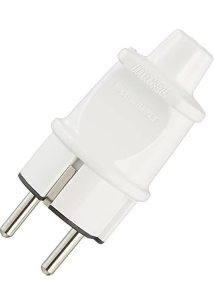 Aksesuar Toprakli Erkek Fiş Kordonsuz Beyaz modelleri