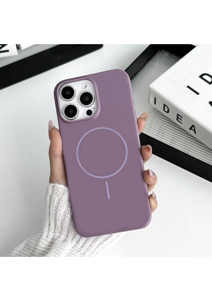 iPhone 16 Pro Uyumlu Kılıf Yüksek Kaliteli Magsafe Uyumlu Darbelere Karşı Dayanıklı Kılıf