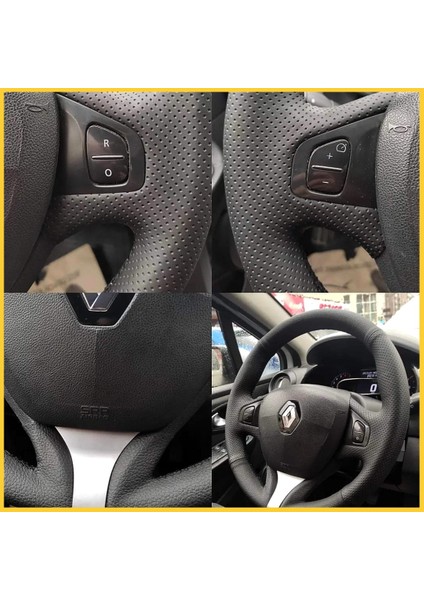 Clio 4 Faz 1 2014-2017 Araca Özel Direksiyon Kılıfı (Makyajlı Kasalara Uyumlu Değildir) modelleri
