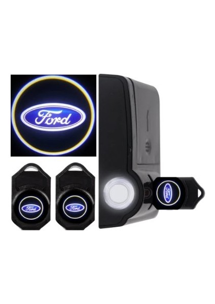 Ford Araçlarına Kapı Altı LED Logo Mesafe Sensörlü Yeni Nesil
