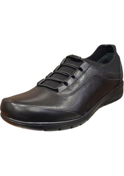 Z009 Streç Agız Deri Kadın Ayakkabı