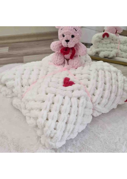 Puffy Kalpli Bebek Battaniyesi 100X100CM