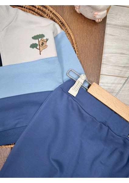 Yarım Fermuarlı Kampçı Ayıcık Nakışlı Bermuda Cepli Mevsimlik 2li Erkek Bebek Takım fiyatları