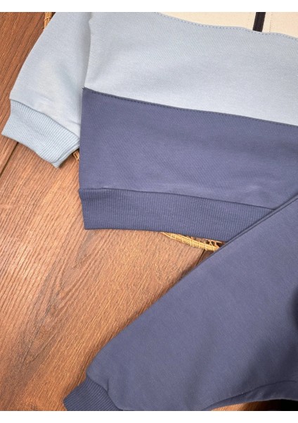 Yarım Fermuarlı Kampçı Ayıcık Nakışlı Bermuda Cepli Mevsimlik 2li Erkek Bebek Takım indirimleri