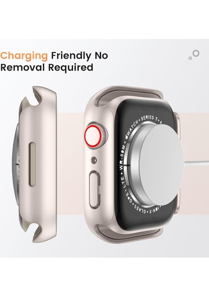 Watch Serisi 44MM Uyumlu Hayalet Kılıf Kasa ve Ekran Koruycu 360 Tam Koruma indirimleri