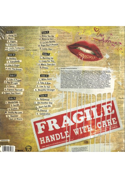 Madonna / Celebration (4lp) (Plak) modelleri