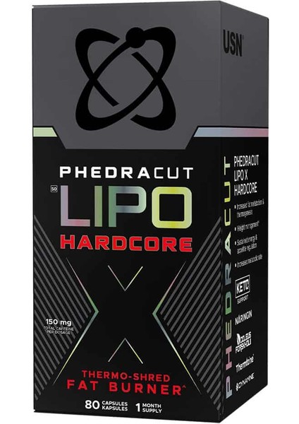 Phedracut Lipo x Thermo Shred Hardcore Fat Burner - 80 Caps