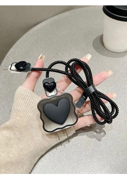 Apple iPhone 18W/20W Uyumlu Şarj Kılıfı, Şarj Kablosu Örme Aparatı, Kablo Koruyucu Aparatı, Toparlayıcı