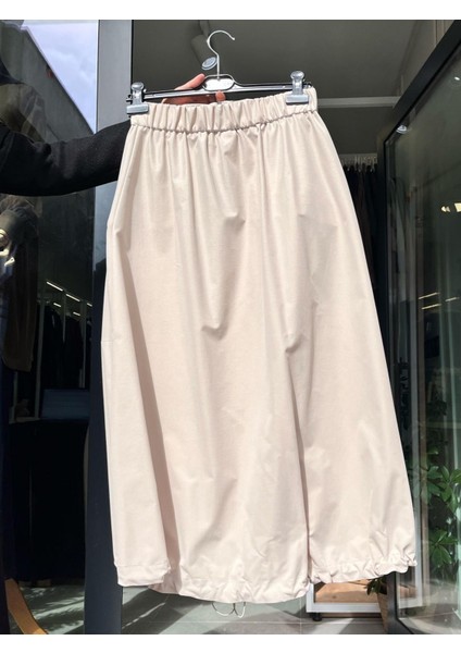 Önden Fermuarlı Etek Bej 1520 fiyatları