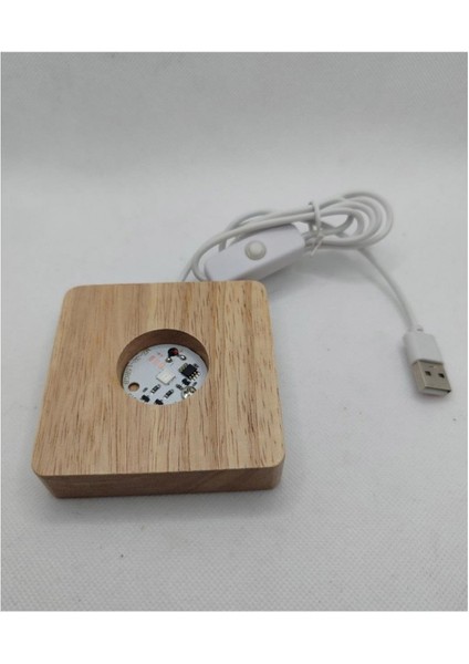 Gezegenler Renk Değiştiren Işıklı Cam Küre 6 cm